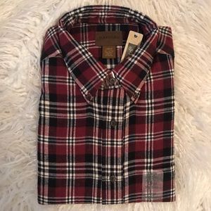 SOLD New with Tags Men’s Plaid Flannel Size Large